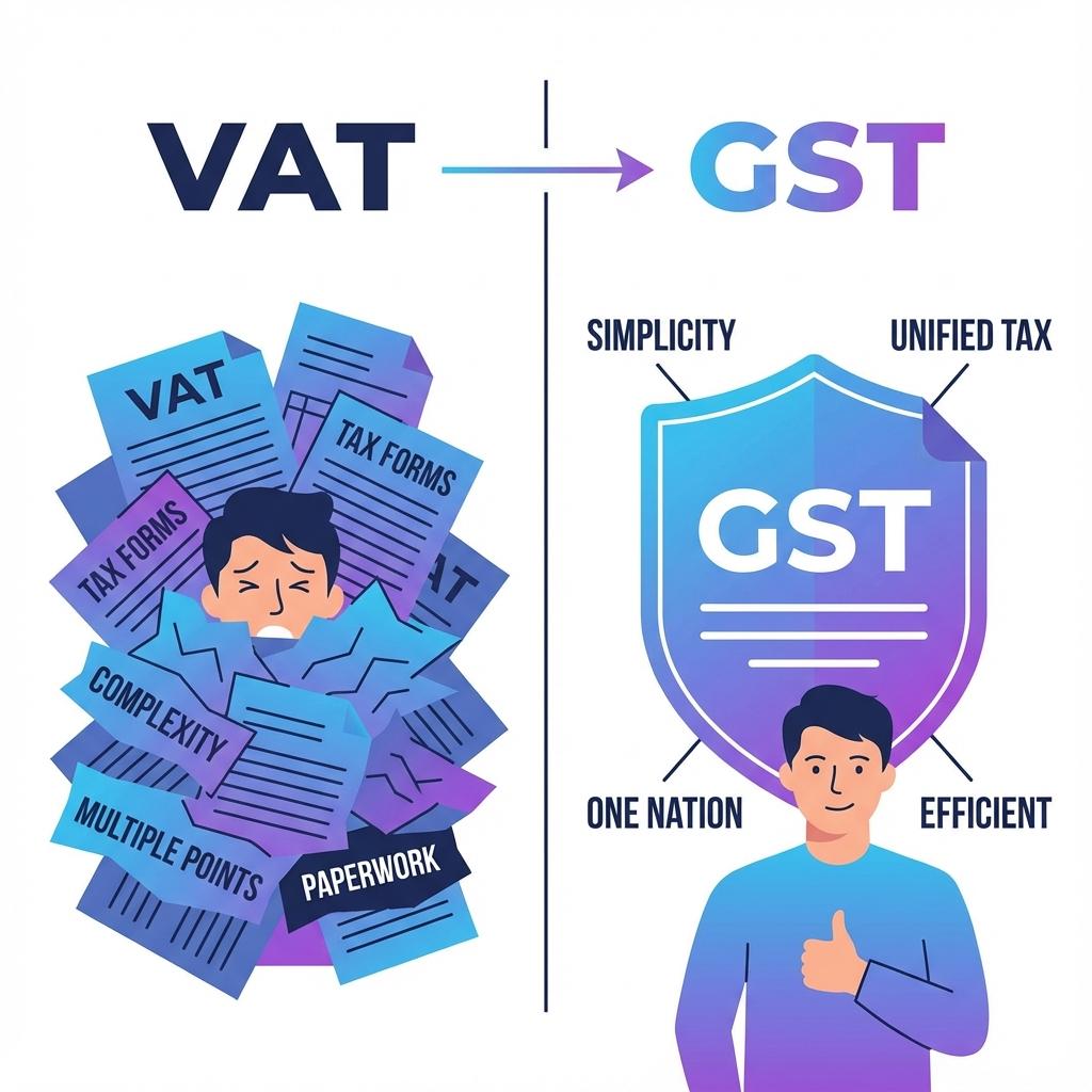 Difference Between GST and VAT: Key Changes Explained